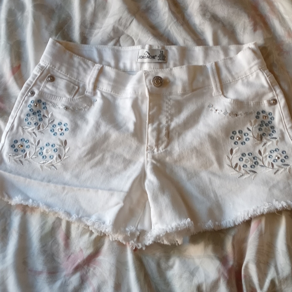 BOGO free sale! Girls white shorts.